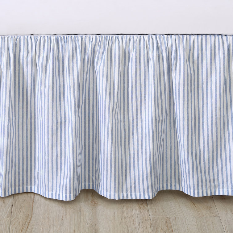 Laura Ashley Ticking Bed Skirt & Reviews Wayfair
